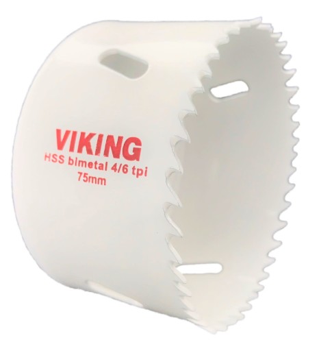 Viking hullsag, HSS, 8% kobolt, bimetall, uten holder, 75 mm Backuptype - Værktøj
