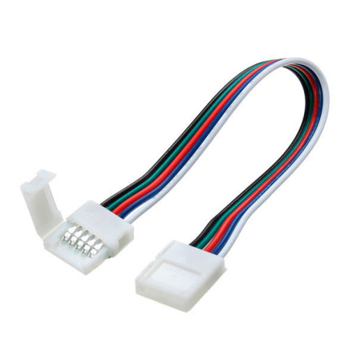 Kontakt med kabel IP20 for 12 mm RGBW Led Strip Profil/tilbehør