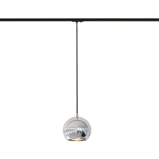 Krom pendellampe Light Eye til skinnesystem