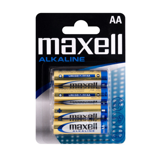 Maxell AA Alkaline batterier - 4 stk. Hus &amp; hage > SmartHome &amp; elektronikk