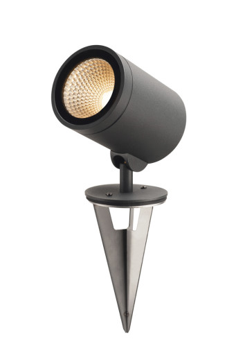 Billede af HELIA SPOT L udendørs spot, LED 3000K, 15W, IP66, antracit