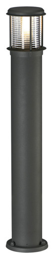 OTOS GLAS bedlampe E27, max. 15W IP43, antracit
