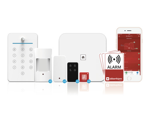 Villapakken - S6evo™ Safe Home alarmsystem Backuptype - El
