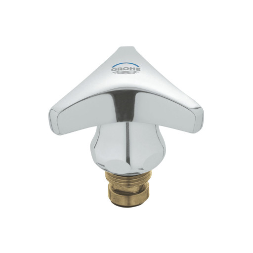 Grohe ventiloverdel 3/8" med krom Trecom grep, kald Reservedeler > Grohe reservedeler