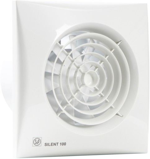 Fan Silent 100 CHRZ/CHZ med timer og hygrostat