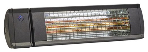 Heat1 infrarød varmelampe m/fjernkontroll, 500-1500W, antrasitt Hus &amp; hage > Hage