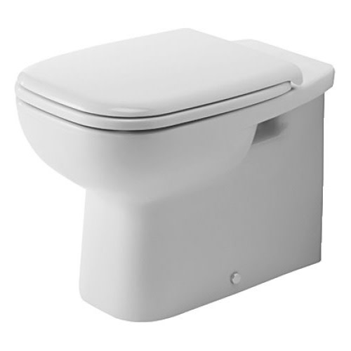 Duravit D-Code back-to-wall toalett, antibakteriell, hvit