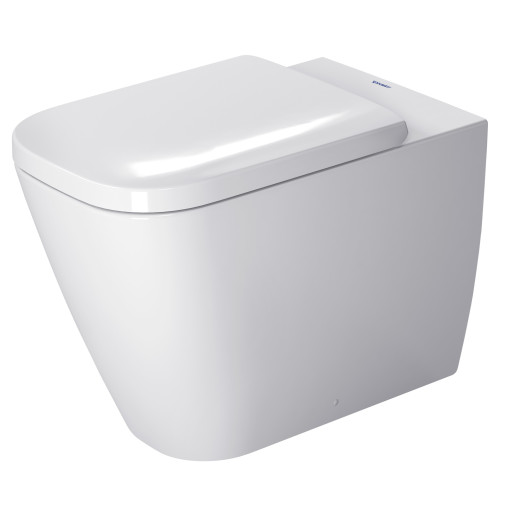 Duravit Happy D.2 back-to-wall toalett, antibakteriell, hvit