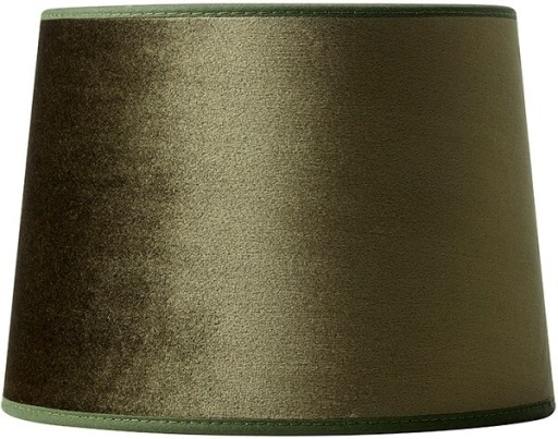 Nielsen Light Milano Velour lampeskærm - grøn/H17 cm