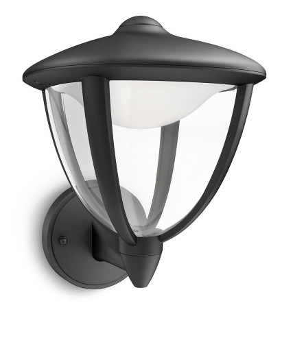 Philips myGarden Robin LED Væglampe OP - Sort