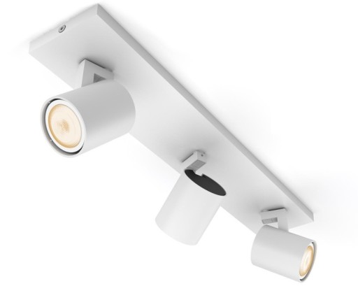 Hiro 3-spot ceiling lamp (hvid)