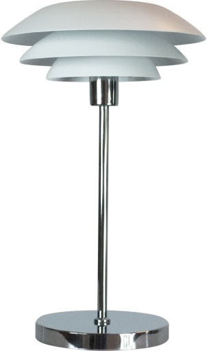 Dyberg Larsen DL31 bordlampe, hvit Bordlampe