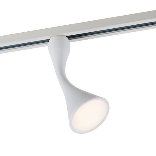 Nordlux Link Bendy LED 1-faset skinnespot, 3000K, 250lm, d?mpbar, hvid