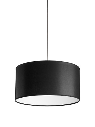 Nielsen Light Isabella Castillo lampeskærm - sort/hvid/Ø40