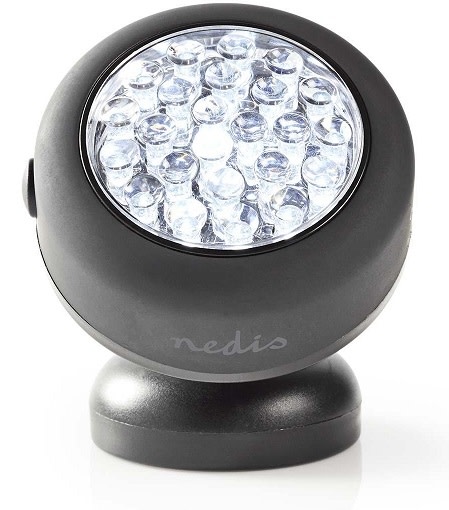 Batteridrevet LED Lampe med magnet