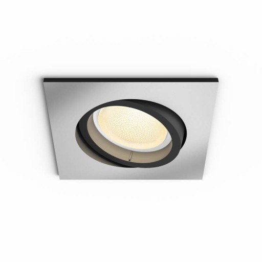 Philips Hue Centura downlight, firkantet, 1-pak Innbyggingsspot