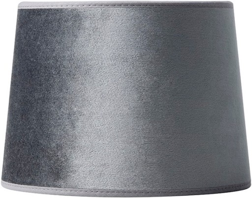 Nielsen Light Milano Velour lampeskærm - grå/H14,5 cm