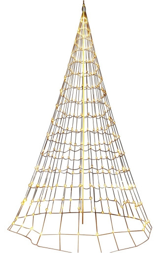 Veli Line julelys til flaggstang - flaggstangslysnet - 8 meter