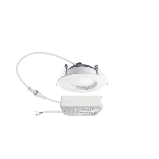 Downlight ELSA-2 DL 68 OP 100°, 500 lumen, 830, Dali, hvit