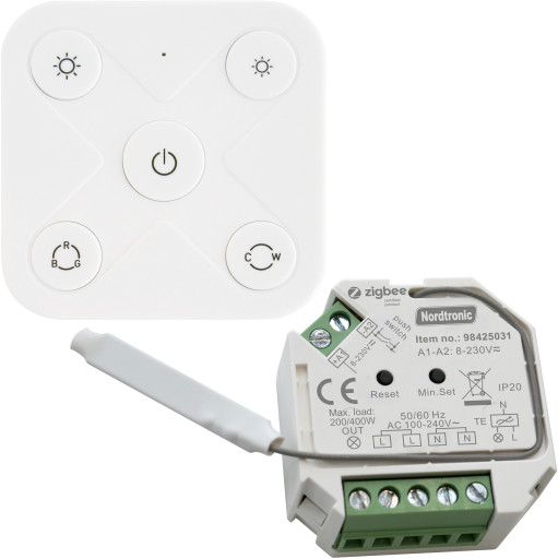 Nordtronic Box Switch Dimmer Zigbee - trådløs