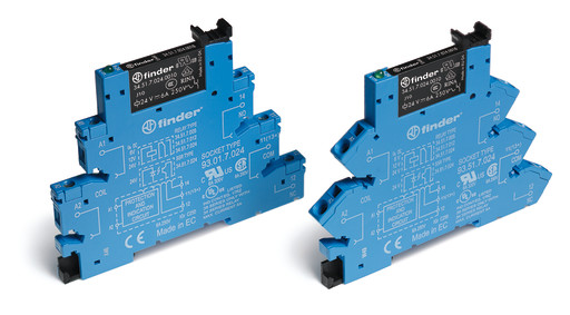 Grensesnittrelé S38.51, 1P, 6A, 24V AC/DC Backuptype - El