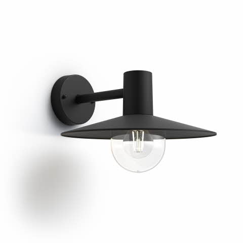 Philips myGarden Skua utendørs vegglampe svart