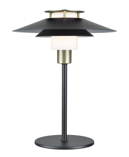 Halo Design Rivoli bordlampe - sort/messing