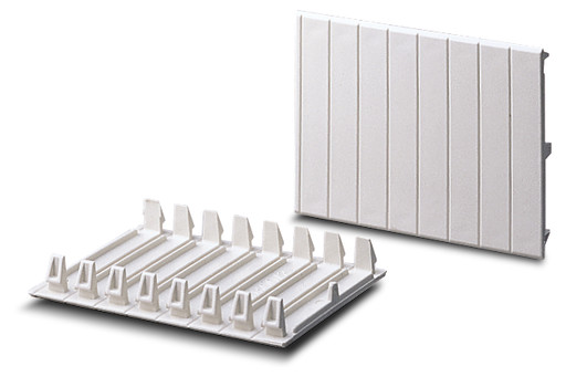 Deksel 4-modul, hvit, ral9016, 1SL2859A00 Backuptype - El