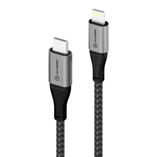 Ladekabel USB-C til Lightning på1,5 meter, plassgrå