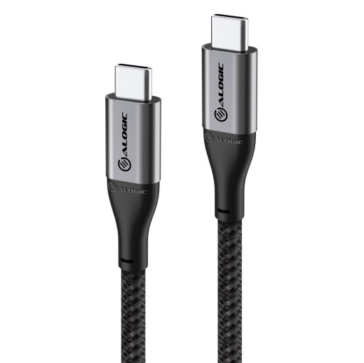 Alogic ladekabel USB-C til USB-C, grå, 0,3 meter Hus &amp; hage > SmartHome &amp; elektronikk