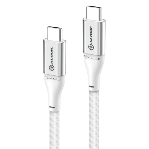 Alogic ladekabel USB-C til USB-C, sølv, 0,3 meter Hus &amp; hage > SmartHome &amp; elektronikk