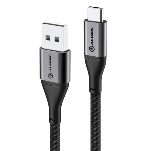 Alogic ladekabel USB-A til USB-C, grå, 1,5 meter Hus &amp; hage > SmartHome &amp; elektronikk