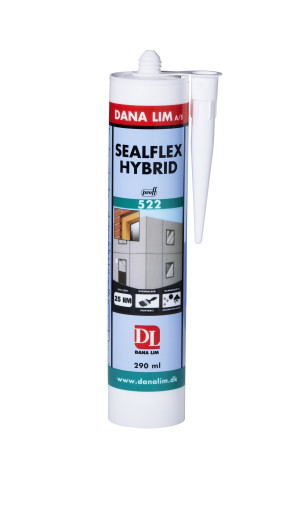 Dana Lim Sealflex Hybrid 522, hvit, 290 ml