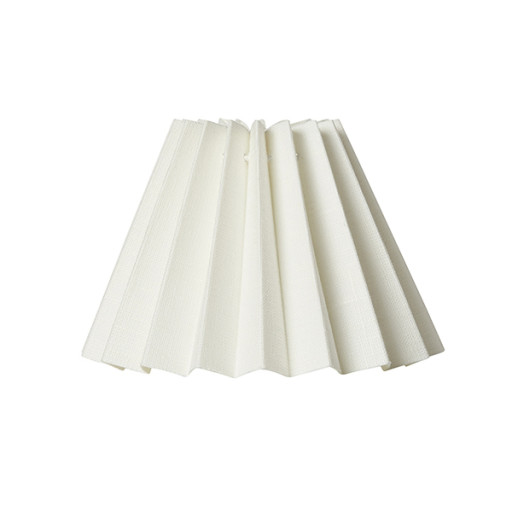 Nielsen Light Carolin Plisse lampeskærm - hvid/H11,5 cm