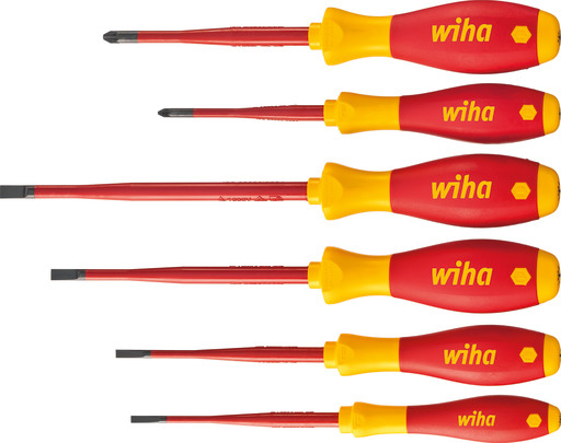 Wiha SlimFix skruetrækkersæt 1000 V, 6 dele