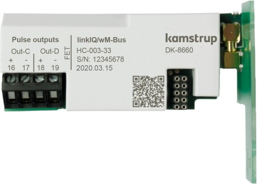 10 stk Linkiq / WM-buss, utgang, (OUT-C, OUT-D), EU Backuptype - VVS