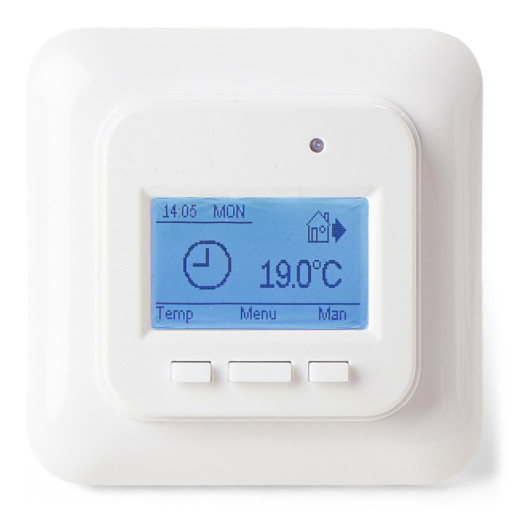 HC71 Termostat programmerbar, adaptiv, strømregulator og mer Backuptype - El