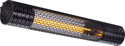 Wishco 2000 Carbon PRO, varmelampe sort, dækker op til 16 m2