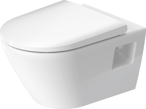 Duravit D-Neo vegghengt toalett, uten skyllekant, hvit