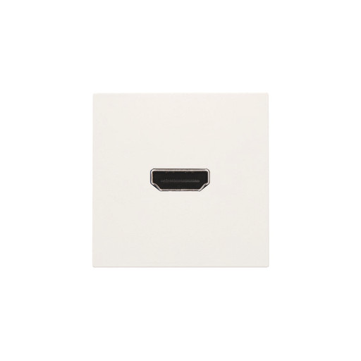 HDMI udtag med terminaler for ledningsmontering, white