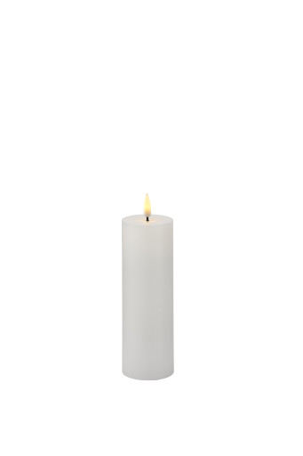 6 stk Sirius Sille genopladelig LED bloklys - Ø5xH15 cm