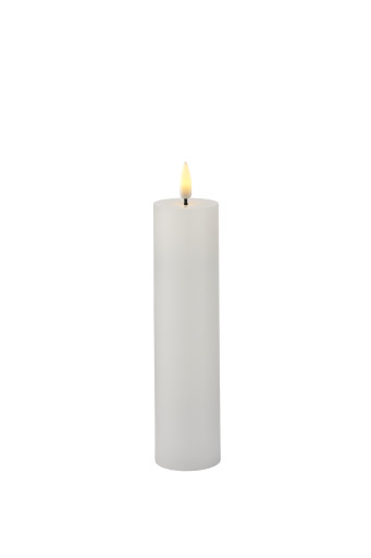6 stk Sirius Sille genopladelig LED bloklys - Ø5xH20cm
