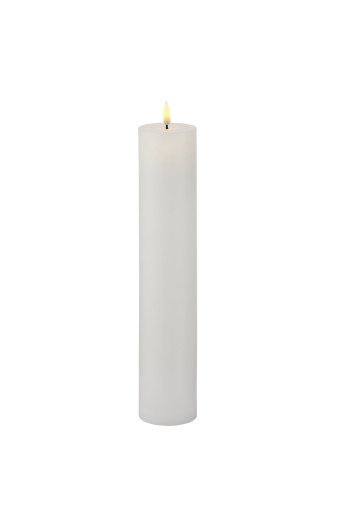 Sille Genopladelig LED Bloklys ø5xH25 Cm Fra Sirius