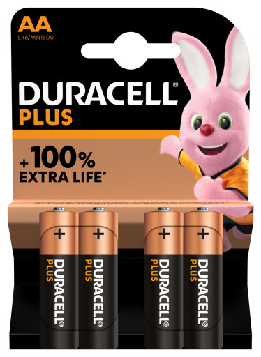 Duracell Plus Power alkaline AA batteri - 1 stk.