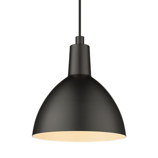 Metropole, Pendel lampe, E27 by Halo Design (D: 20 cm. x H: 20 cm., Sort)