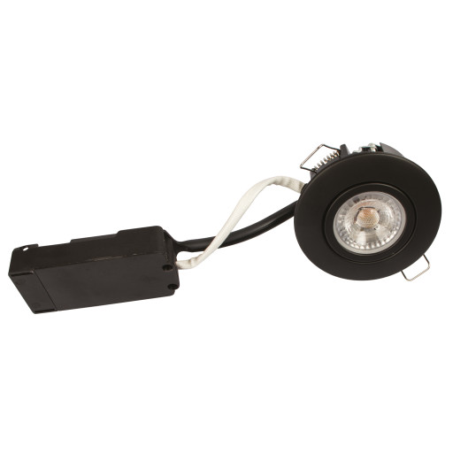 Scan Products Luna Low Profile downlight, 2700K, matt sort