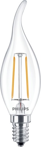 Philips CorePro E14 kertepære, vindstød, 2700K, 2W