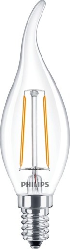 Philips CorePro LED E14 kertepære m/bøjet top - 2W