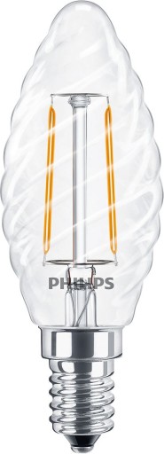 12: Philips CorePro LED E14 snoet kertepære - 2W