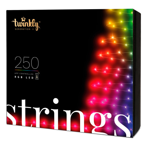 Twinkly Strings lyskæde - farvet lys - 20 meter - 250 lys